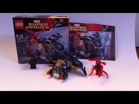 Vidéo LEGO Marvel 76036 :  L'attaque aérienne de Carnage contre le SHIELD