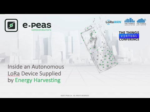Energy Harvesting - how to supply a LoRa Device