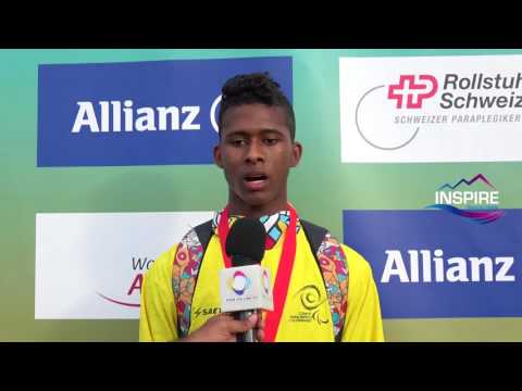 Oro de Juan Sebastián Gómez Coa en Mundial de Para Atletismo Nottwil 2017