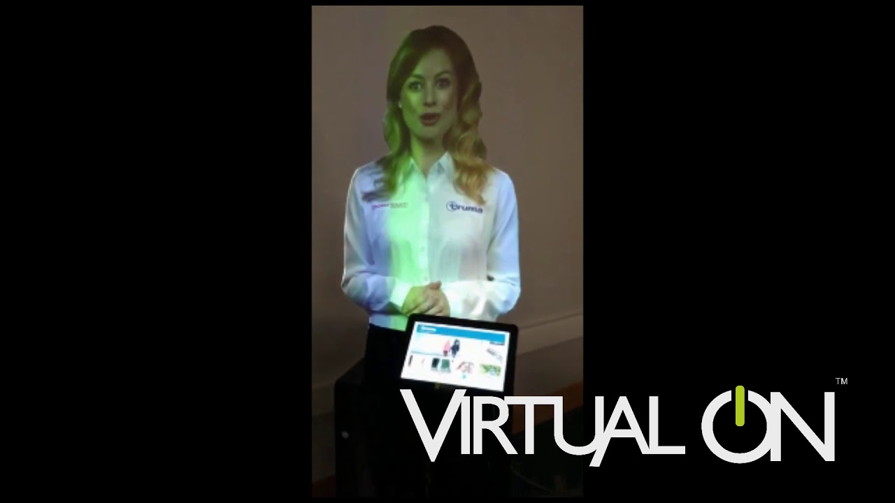 Interactive virtual mannequin with touch screen