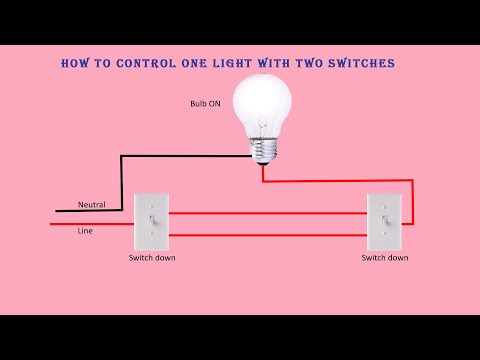Two Way Switching Explained - How to wire 2 way light switch @ElectroBOOM