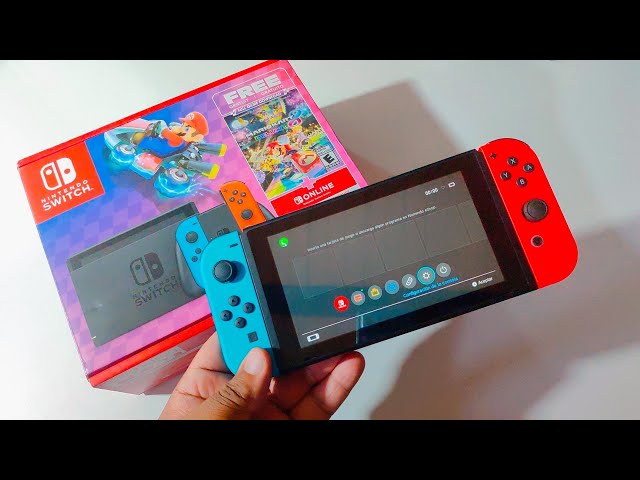 Vídeo relacionado con Nintendo Switch Consola 32Gb Azul/Rojo Neón + Mario Kart 8 Deluxe
