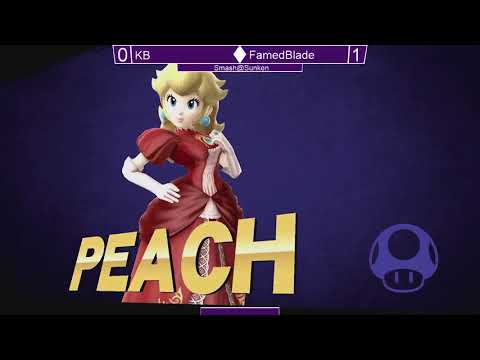 Smash@Sunken 32 Smash4 - FamedBlade (Sonic) vs KB (Peach) - SSB4 Winners Finals