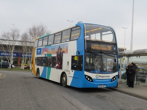 [DIVERSION] [THRASH] Stagecoach Hull 19379 NK58AET on 111 to Hull Interchange 20250215