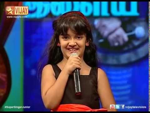 Super Singer Junior - Vizhigal Meeno by Spoorthi