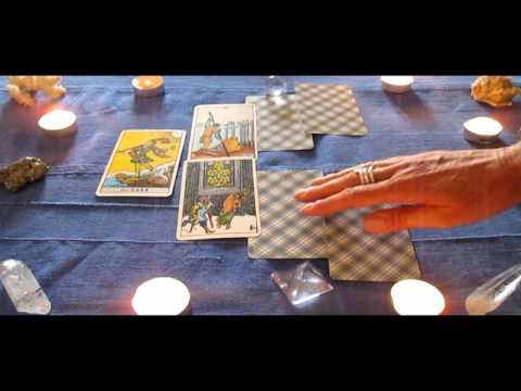 Ein TAROT Deutungsbeispiel am Legesystem: Das  Entscheidungsspiel