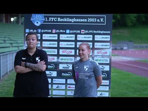 1.FFC Recklinghausen - SV Berghofen | Interview Laura Marienfeld und Annalena Dubbel