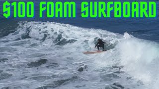 La Jolla Drone Surfing: $100 Foamie vs. 🌊 Head-High Beach Break!