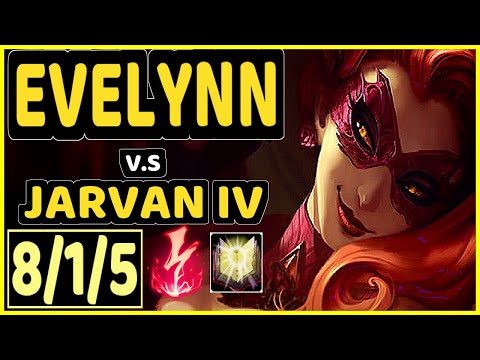 METAPHOR (EVELYNN) vs JARVAN IV - 8/1/5 KDA JUNGLE CHALLENGER GAMEPLAY - NA