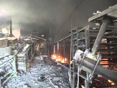 تمشيط حاجز الفرن بعد السيطرة عليه من قبل كتائب الجيش الحر في بلدة الديرخبية في ريف دمشق