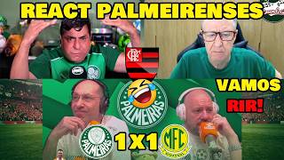VAMOS RIR! REAÇÕES DOS PALMEIRENSES | MIRASSOL 1x1 PALMEIRAS BRASILEIRÃO.
