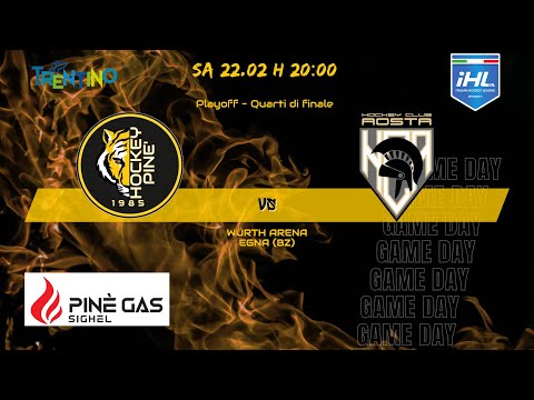24 25 IHL 1 DIV PLAYOFF HC PINE' HC AOSTA