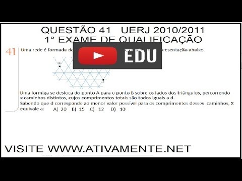 Questão 41 da  UERJ 2010/2011   1° exame de qualificação       análise combinatória - permutação