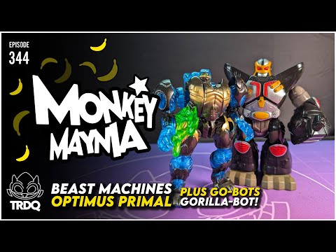TRDQ: *Monkey Maynia FINALE* Beast Machines Deluxe Optimus Primal + Go-Bots Gorilla-Bot