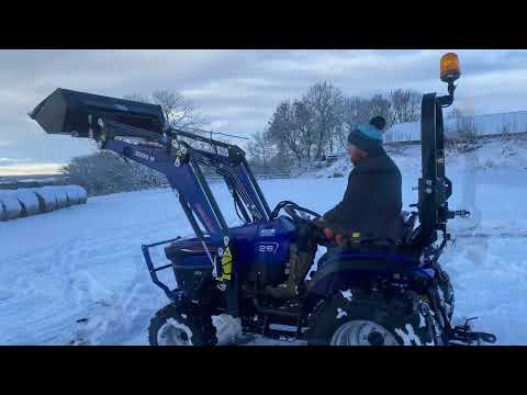Compact tractor Farmtrac FT26 with loader Highland Leisure Sport Ltd Scotland