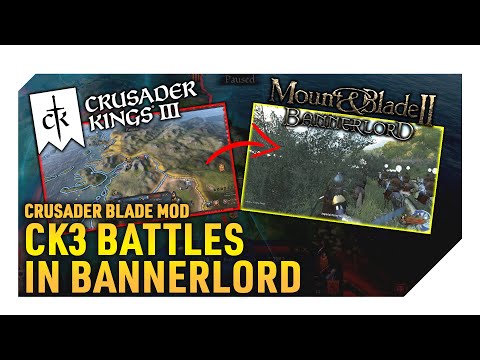 Crusader Kings 3 Battles Playable in Bannerlord | Crusader Blade Mod