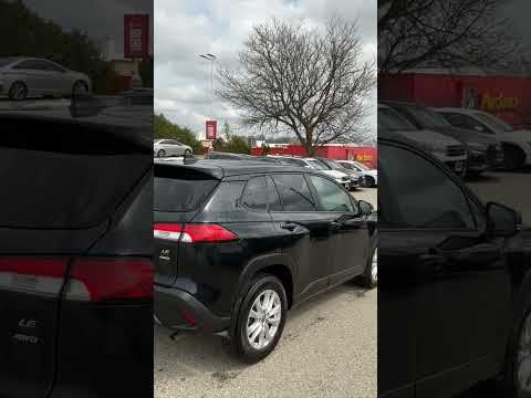 2025 Toyota Corolla Cross LE AWD in Black for sale at Forbes Waterloo Toyota in Waterloo, ON