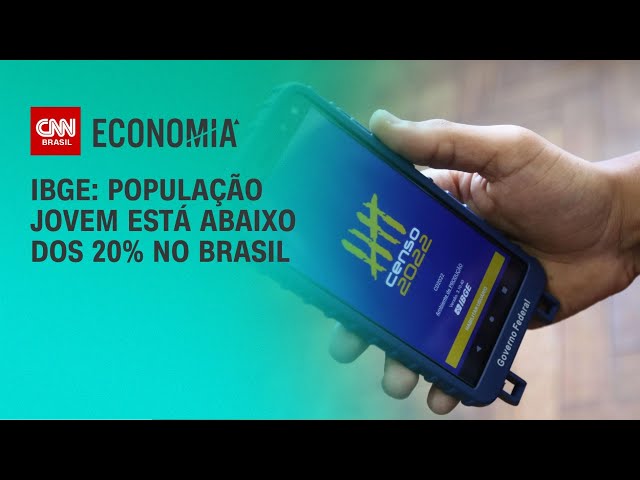 IBGE: População jovem está abaixo dos 20% no Brasil | LIVE CNN