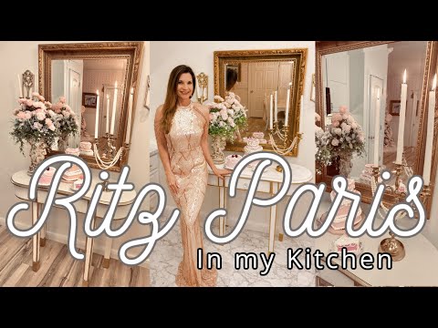 ✨NEW!! DIY RITZ PARIS IN MY KITCHEN~MAKEOVER~ ✨🥰 Olivia's Romantic Home DIY