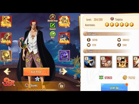 Pirate Arena Mobile - OP 11 star Shanks 🔥🔥🔥 How strong is 11 Star Shanks ❗❗❗