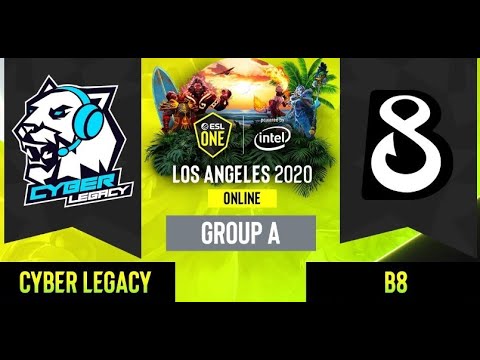 Cyber Legacy vs Dendi B8  | GAME 1 |BO3] ESL One Los Angeles 2020 - Online: CIS |  DOTA 2 |