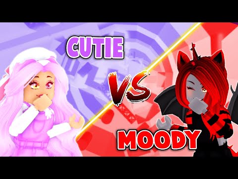 CUTIE Vs MOODY In Tower Of Hell! (Roblox)