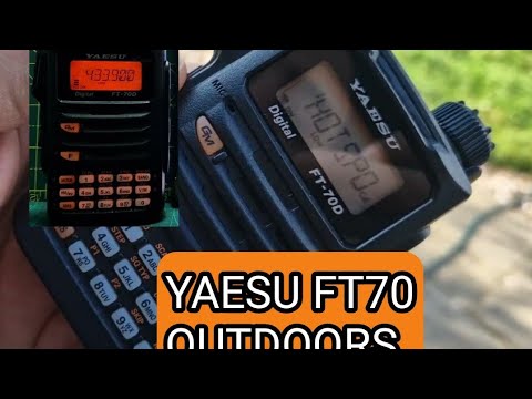 YAESU FT70D - OUTDOORS