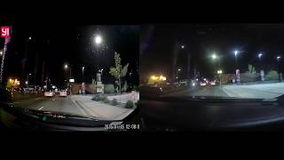 Yi Dashcam vs Yi 4K+ - Night/Low Light Video Test