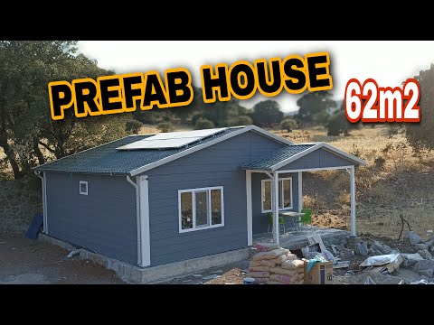 PREFAB HOUSE 62 M2 / PREFABRICATED HOME REVIEW