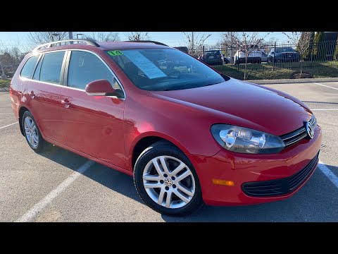 2014 Volkswagen Jetta Sportwagen TDI POV Test Drive & 109K Review
