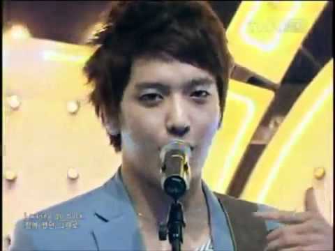 CNBLUE LOVE 20100607 Live Yonghwa Wink XD   YouTube