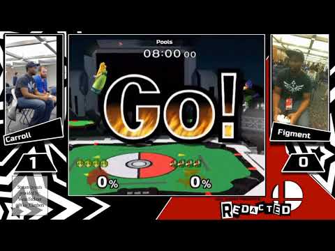 KSU Smash Presents: REDACTED - NEOH Carroll (Peach) vs. Figment (Falco) - Pool MC1 Winner's Quarters