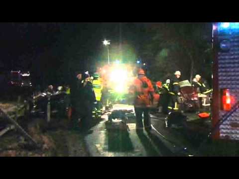 Svår trafikolycka med fyra skadade utanför Klippan