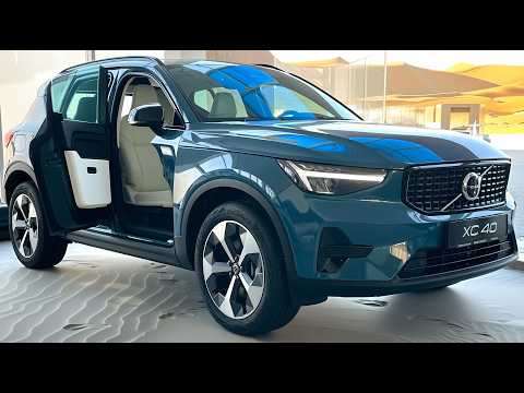 2025 Blue Volvo XC40 Ultimate Dark - in depth Walkaround 4K