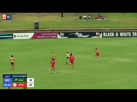 Rd 5 Hostplus SANFLW Snapshot - North's Hannah Ewings kicks 2 goals