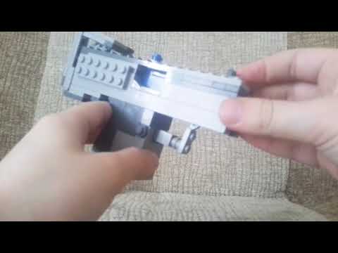 Пистолет-пулемёт ingram mac 10 из лего