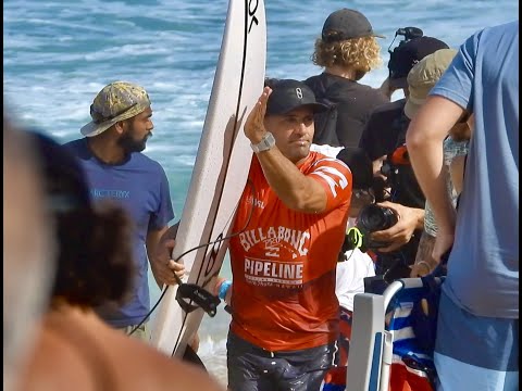Billabong Pro Pipeline, Final Day Kelly Slater, Seth Moniz, John John Florence, Miguel Pupo WSL Surf