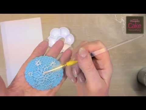 Floral Lace cupcake silicone sugarcraft mould Floral Lace cupcake silicone sugarcraft mould
