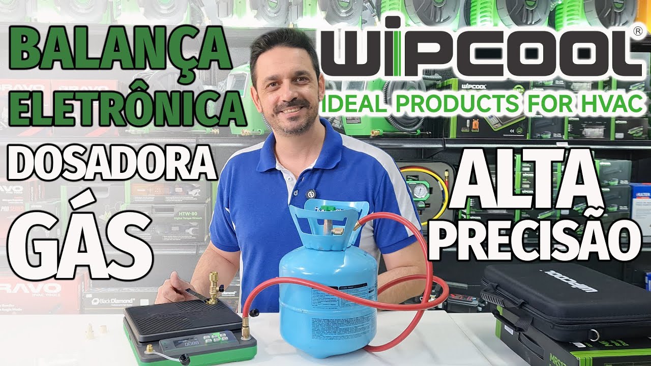 Balança Digital Wipcool MRS10 | Como Dosar Gás Refrigerante com Alta Precisão | Review Completo
