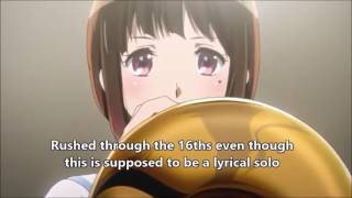 Why Reina won the reaudition- band geek commentary- Hibike! Euphonium