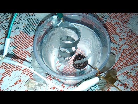 Amazing Experiment: Proof On How Crystal Powder Interacts With Nano Coated Sphere Coil, Plasma Tech Video