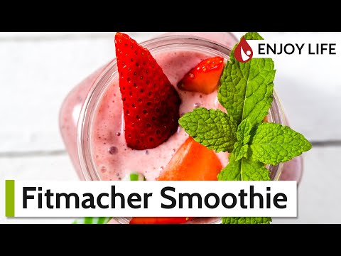 Rezept: Fit in den Frühling Smoothie (mit Haferflocken und Buttermilch)