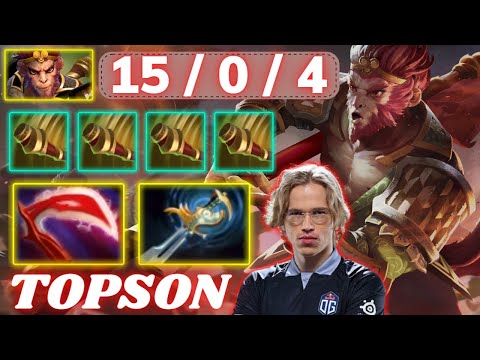 🔥 TOPSON Monkey King Signature Hero 🔥 15 Kills Stomp Game EZ For GODSON - Dota 2
