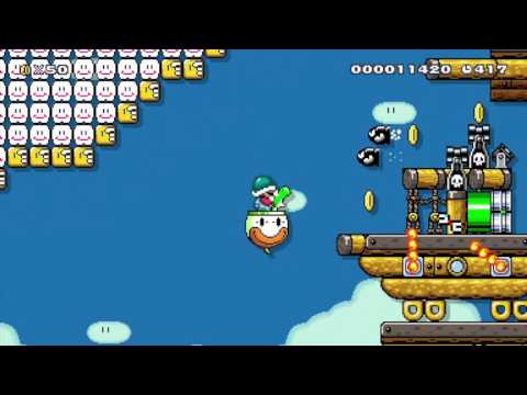 Mad Dr  Wrench's Fleet Returns by Scarlet - Super Mario Maker - No Commentary 1AF