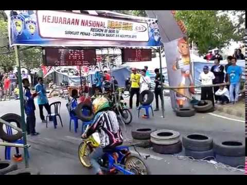 DRAG BIKE Kejuaraan Nasional Lombok