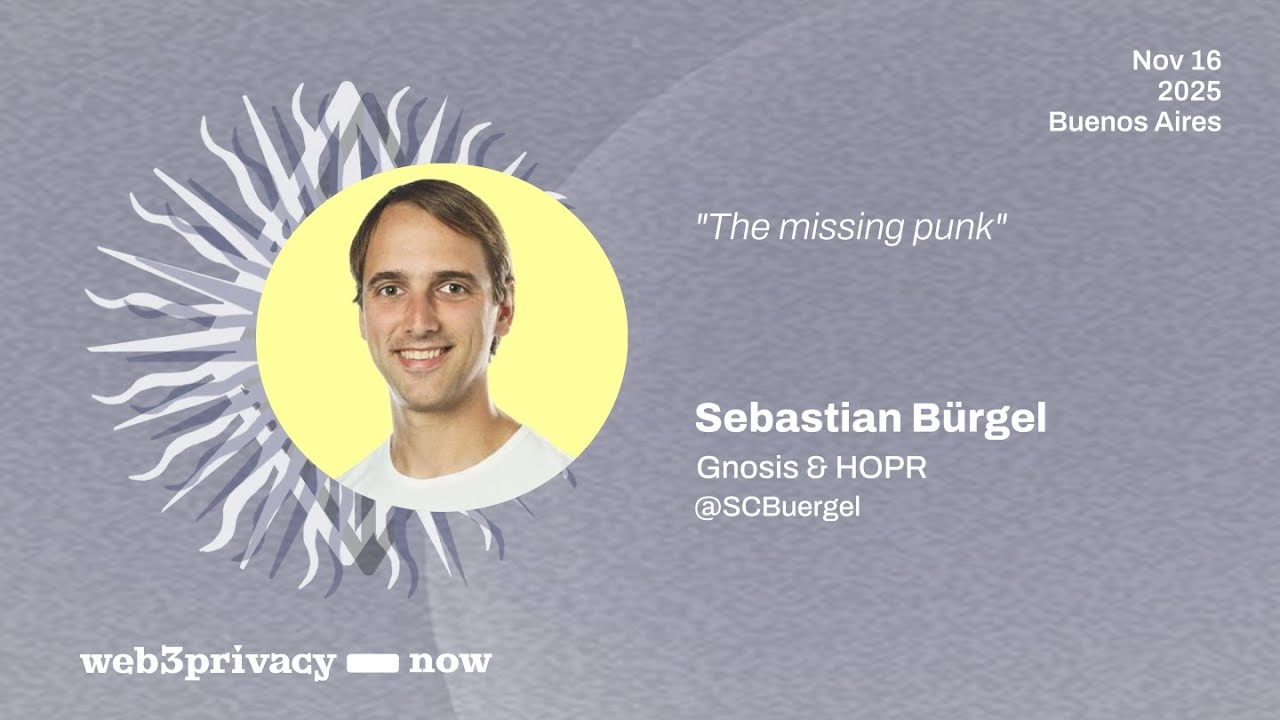 "The Missing Punk" by Sebastian Bürgel x Gnosis & HOPR // ECC#2 - Buenos Aires 2025