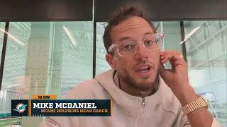 How Dolphins Head Coach Mike McDaniel Introduced His Mom To His Stepdad | 8/27/25