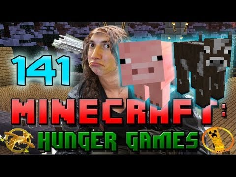 Minecraft: Hunger Games w/Mitch! Game 141 - MOOO! OINK!