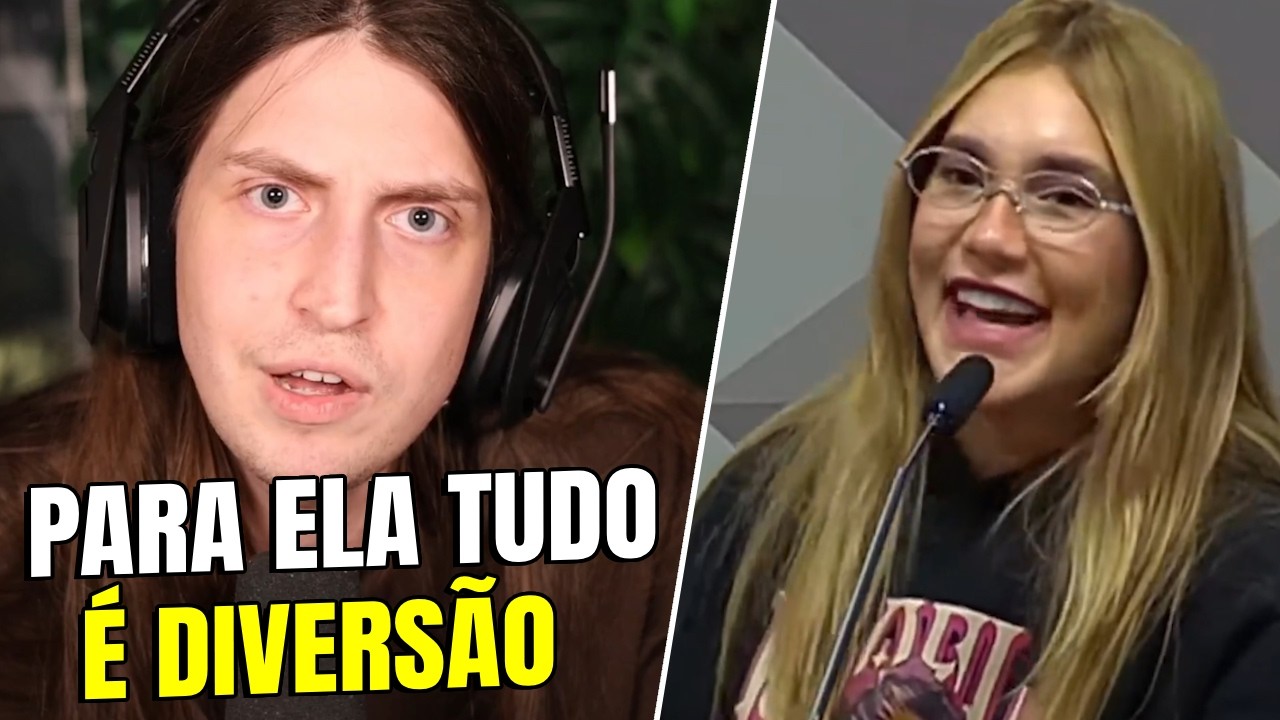 Felca REAGE Virginia na CPI DAS BETS