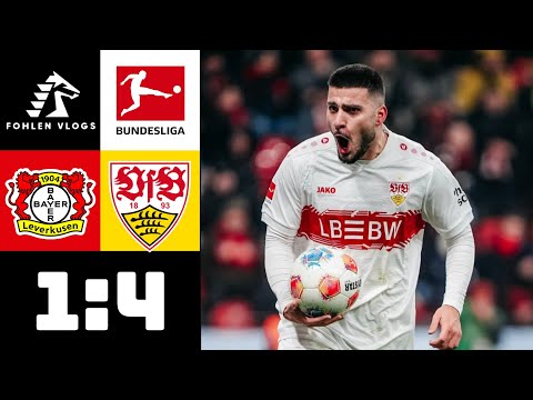LEVERKUSEN VS STUTTGART HIGHLIGHTS | VFB DEMONTIERT BAYER | BUNDESLIGA STADIONVLOG ⚽️🔥